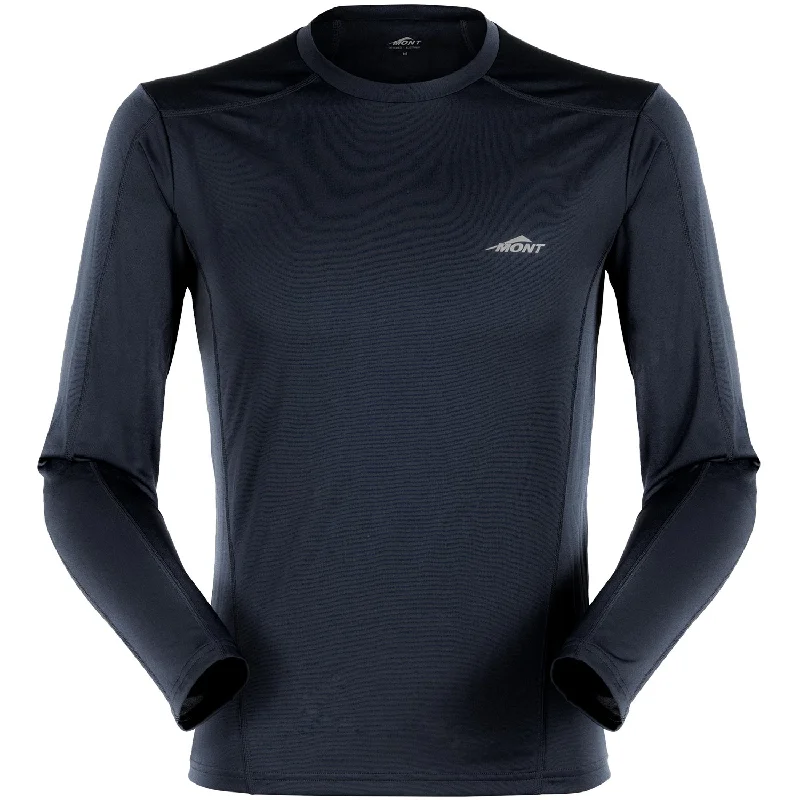 Unique Fashion Power Dry Silk Weight Long Sleeve Crew Men
