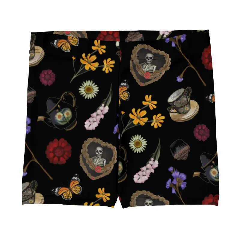 Casual And Versatile Gothic Tea Time Shorts