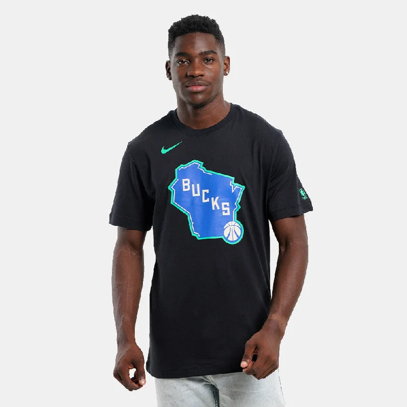 Luxury Temperament Nike NBA Milwaukee Bucks Men's T-shirt