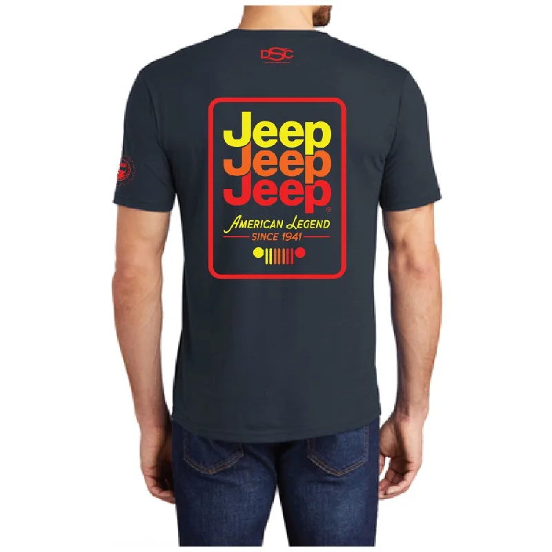 All-Day Wear Mens Jeep® Echo T-Shirt - Navy Blue