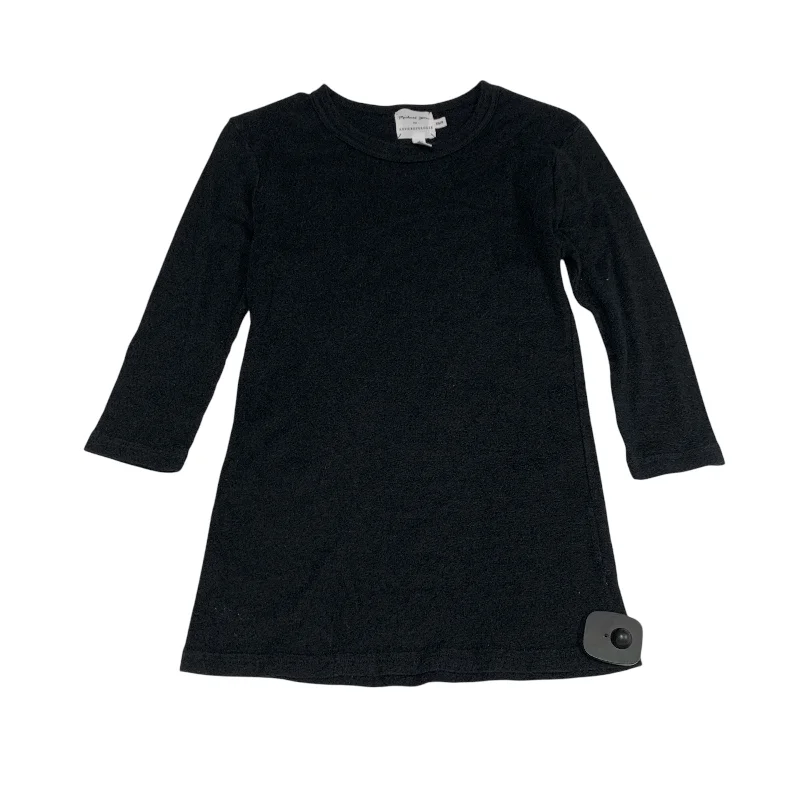 Easy-to-Wear Top 3/4 Sleeve Basic By Anthropologie In Black, Size:Xs