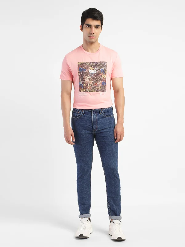 Relaxed Dresses Men's Graphic Print Slim Fit T-shirt