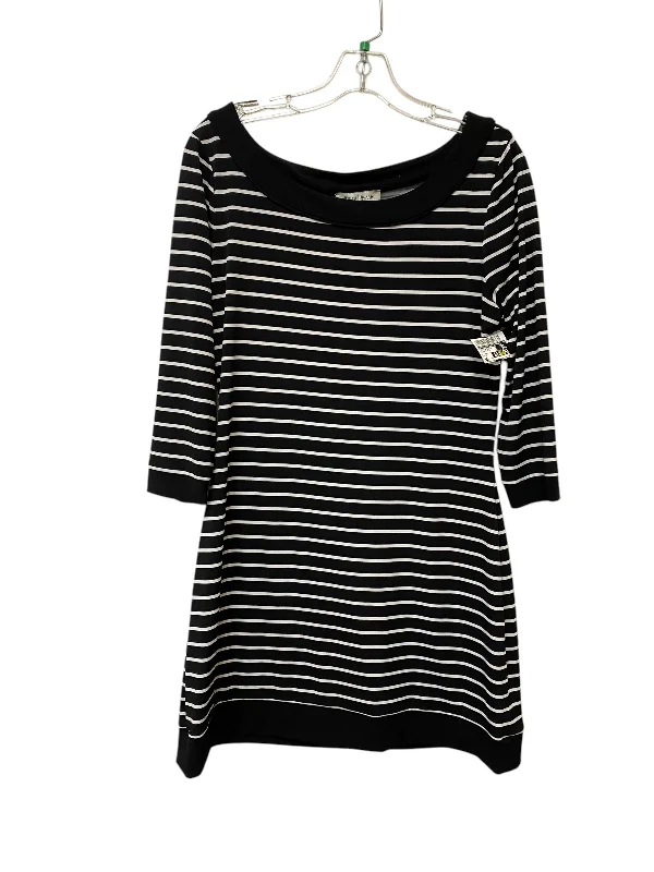 Romantic Temperament Top 3/4 Sleeve By White House Black Market In Black & White, Size: M