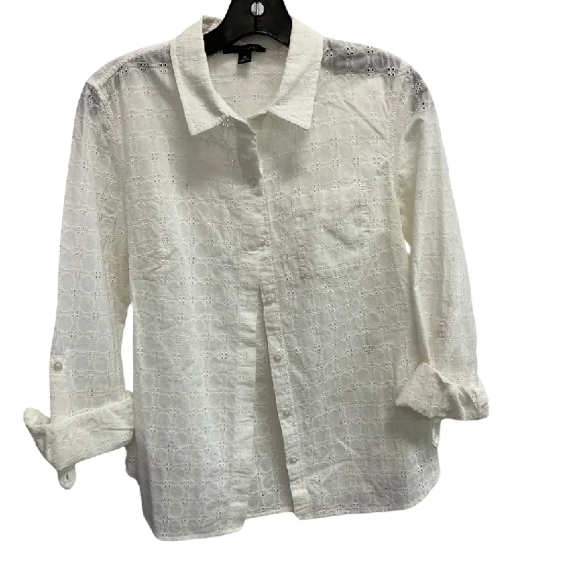 Everyday Style Top Long Sleeve By Tommy Hilfiger In White, Size: Sp