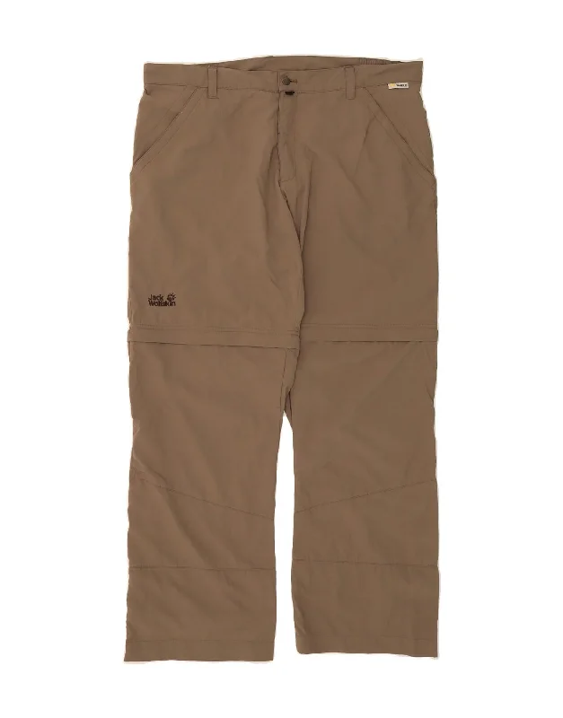Sexy Fun JACK WOLFSKIN Mens Straight Chino Trousers XL W40 L32 Beige Polyamide