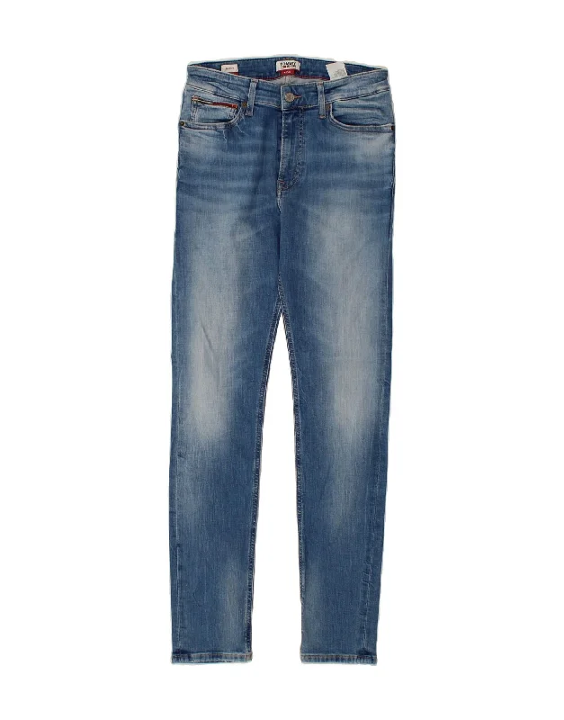 All-Day Wear TOMMY HILFIGER Mens Simon Skinny Jeans W29 L32 Blue Cotton