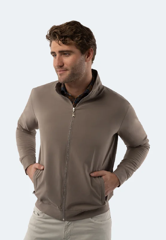 Simple Style Oat Full Zip