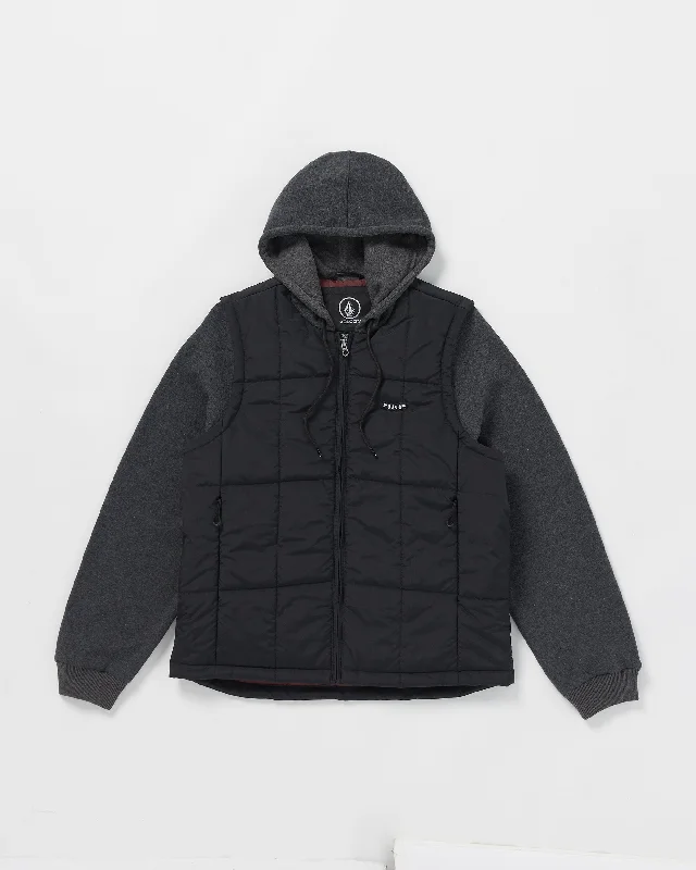 Fashionable In The Times Stayner Hood Jacket - Black