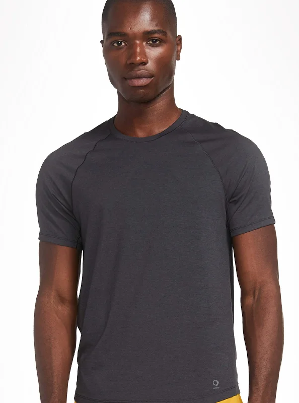 Celebrity Must-have ALRN Raglan Short Sleeve Tee - Mineral