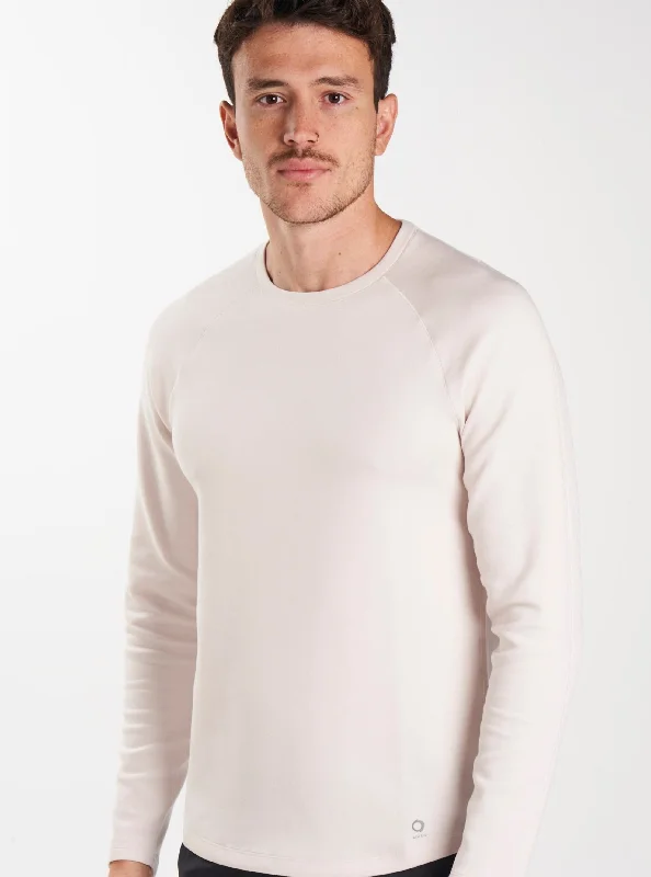Exclusive Customization ALRN Raglan Thermal Crew - White Sand