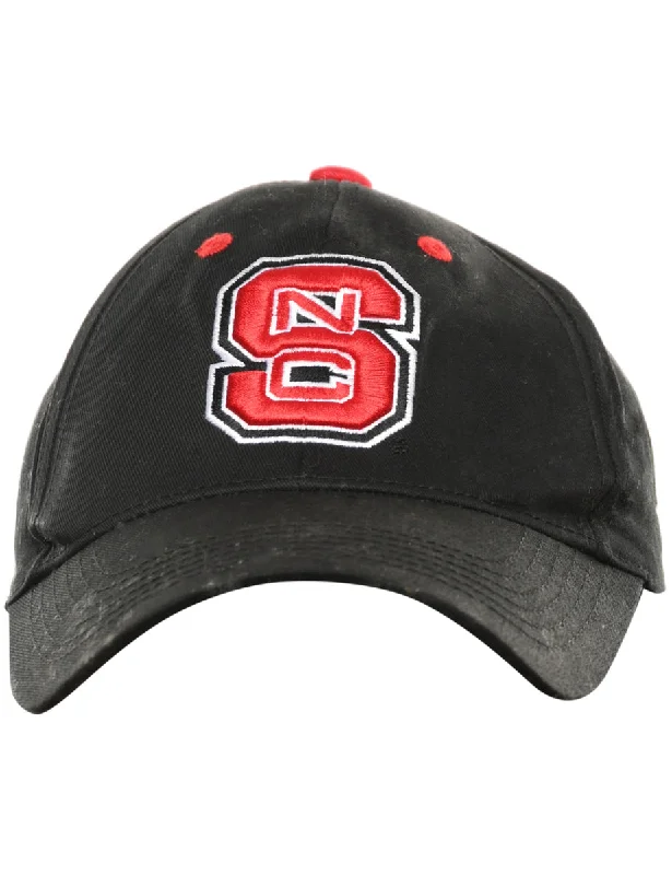 Lounge Wear Black Embroidered Cap - XS
