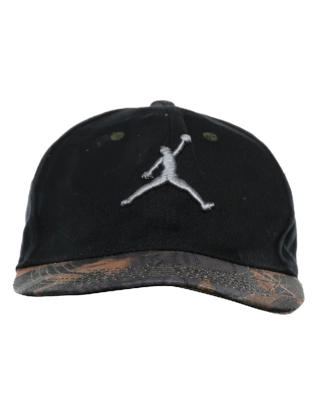 Fashionable Items Black Embroidery Cap - XS