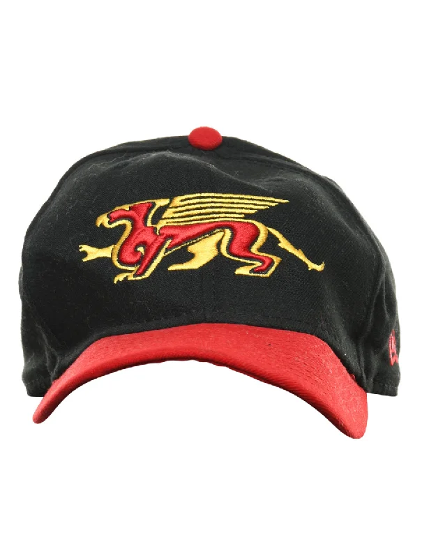 New Design Black Embroidery Cap - XS