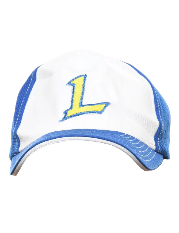 British Style Blue & Yellow Embroidered Cap - XS