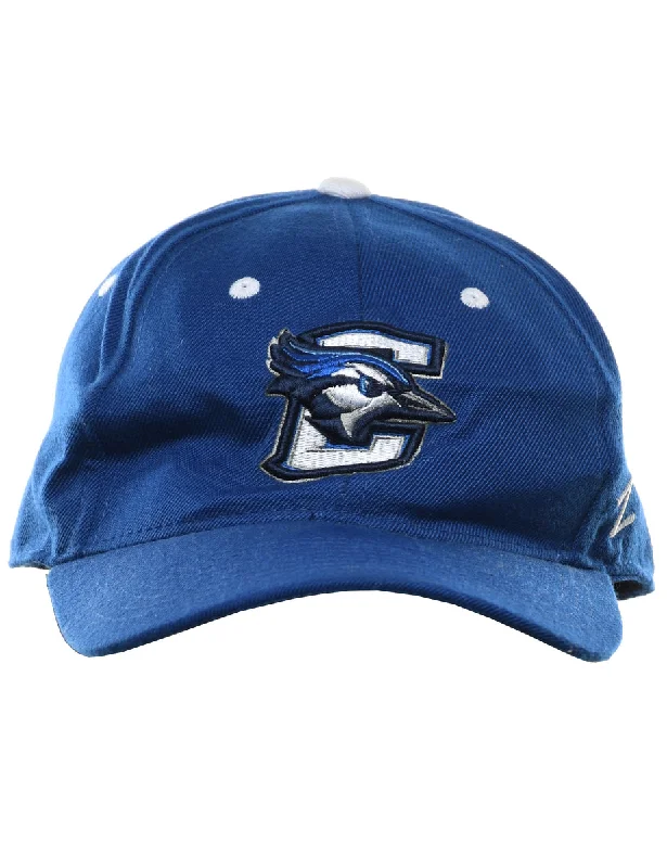 Design Must-have Blue Embroided Cap - XS