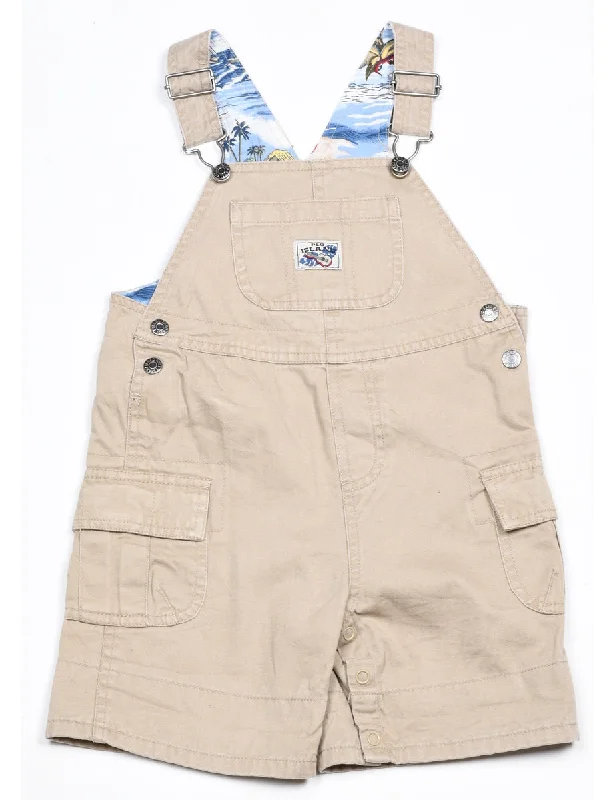 Personal Charm Plc Island Beige Dungarees - 2 YEARS