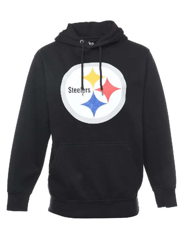 Exquisite Craftsmanship Steelers NFL Hooded Sports Sweatshirt - S