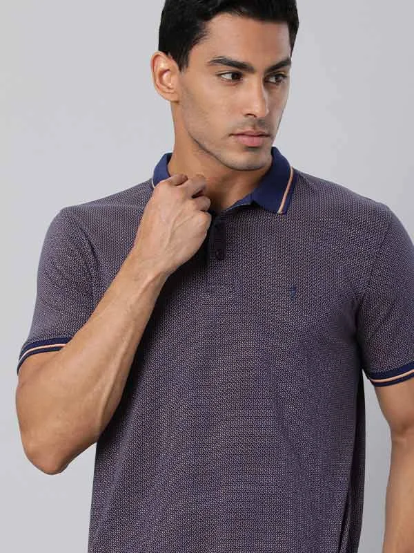 Basic Version Men Printed Polo T-Shirt
