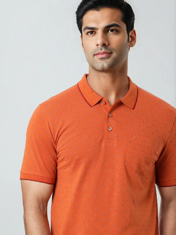 Retro Prints Men Printed Polo T-Shirt