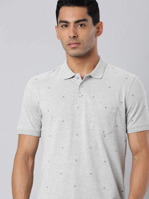 High-end Design Men Printed Polo T-Shirt
