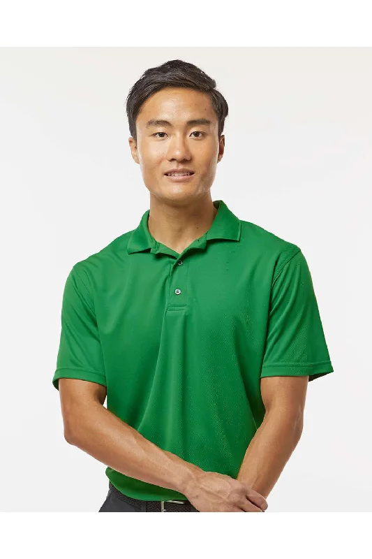 Warm Comfort Paragon Mens Saratoga Performance Moisture Wicking Mini Mesh Short Sleeve Polo Shirt - Kelly Green Warm Comfort Paragon Mens Saratoga Performance Moisture Wicking Mini Mesh Short Sleeve Polo Shirt - Kelly Green