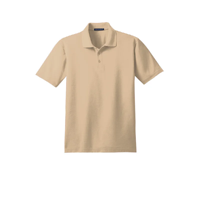Cozy Lifestyle #Port Authority Stain-Release Polo